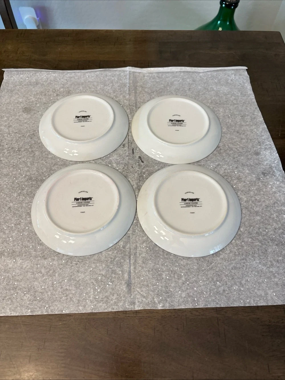 Vintage PIER 1 IMPORTS Cheese Plates - Perfect for Charcuterie - Set Of Four